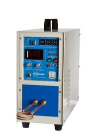 equipo de fusión de inducción la monofásico 15KW del oro de alta frecuencia de la calefacción